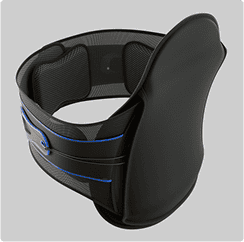 Disclination posture correction device for spinal alignment and pain relief, ergonomically designed support for disc health and wellness in customizable fit.